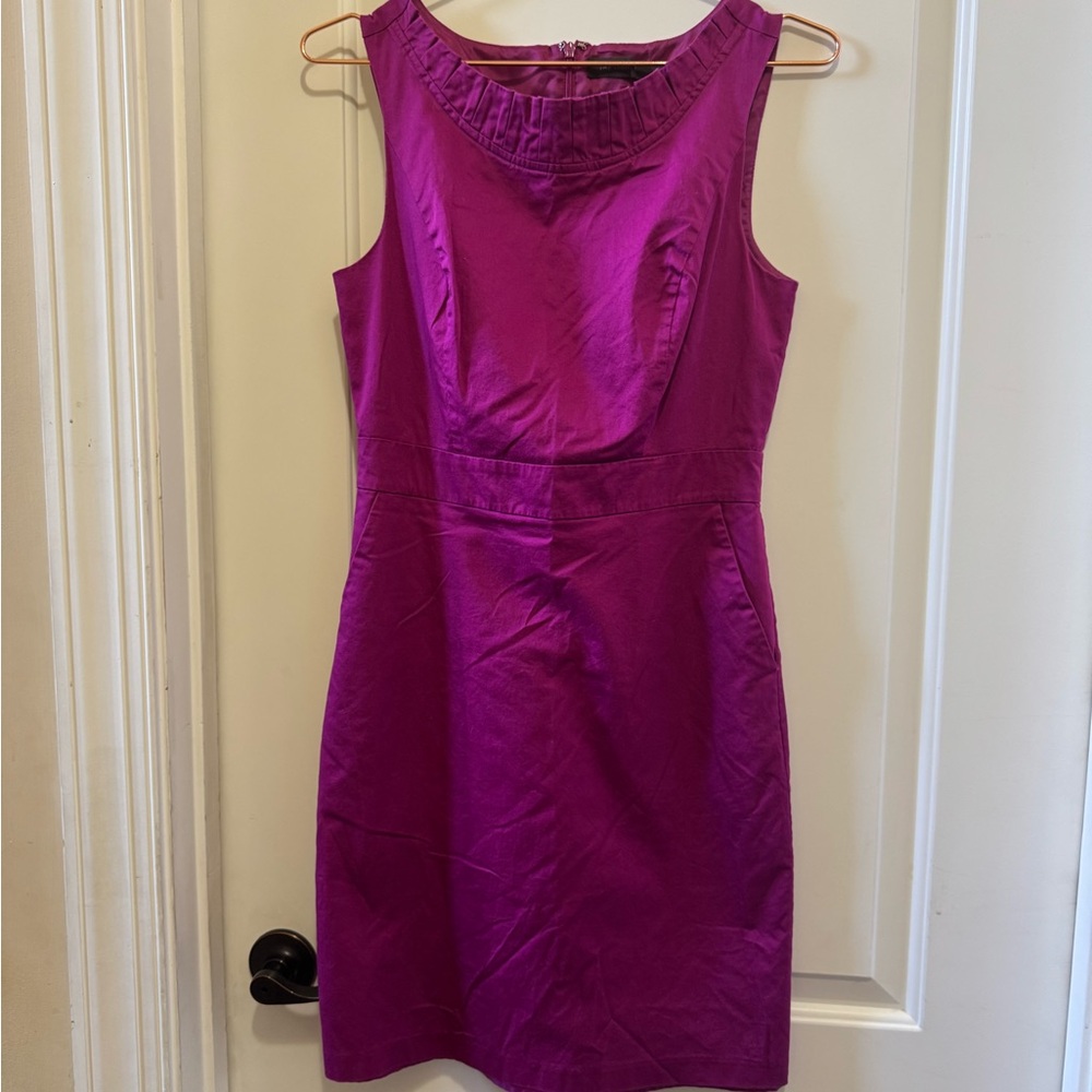 The Limited Pink Embellished Sleeveless Sheath Mini Dress